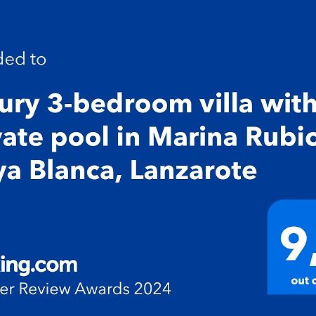 Luxury 3-Bedroom Villa With Heated Private Pool - In Marina Rubicon, Playa Blanca, Lanzarote Buitenkant foto